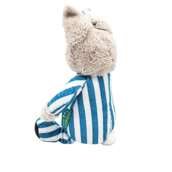 Kids Preferred Goodnight Moon Plush Gray Bunny Rabbit Red Balloon Blue White PJs - Picture 3 of 7